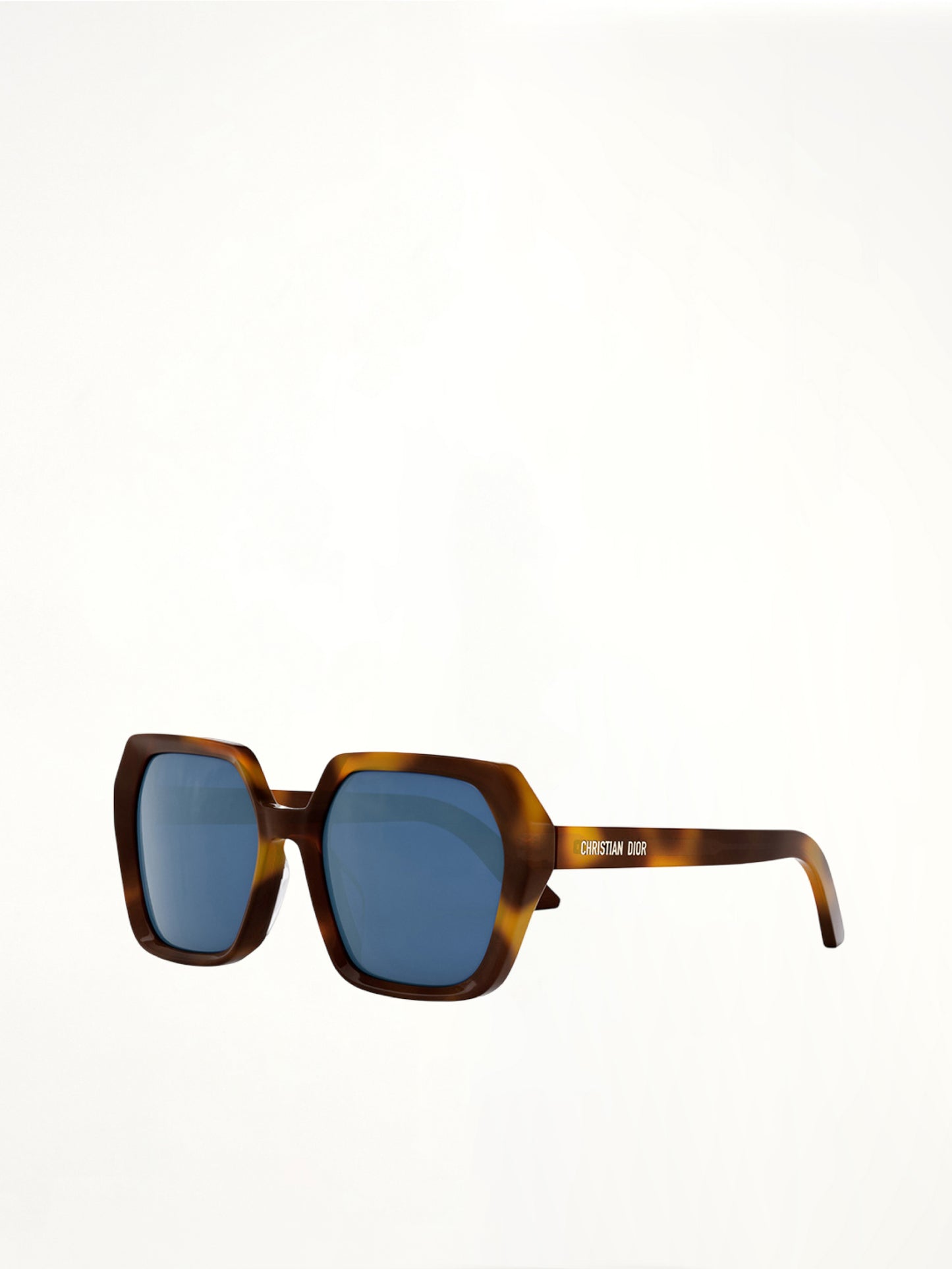 DiorMidnight S2F 26B0 Hexagon Sunglasses in Havana