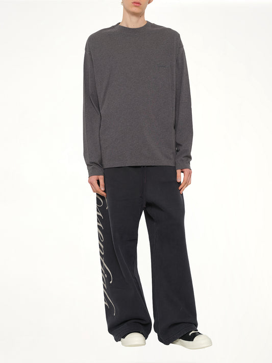 Classic Long Sleeve T-Shirt in Charcoal Heather