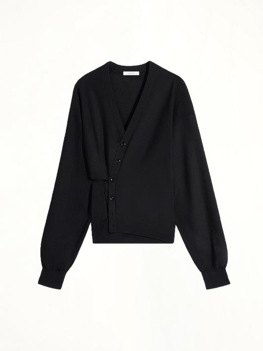 Twisted Cardigan in Black