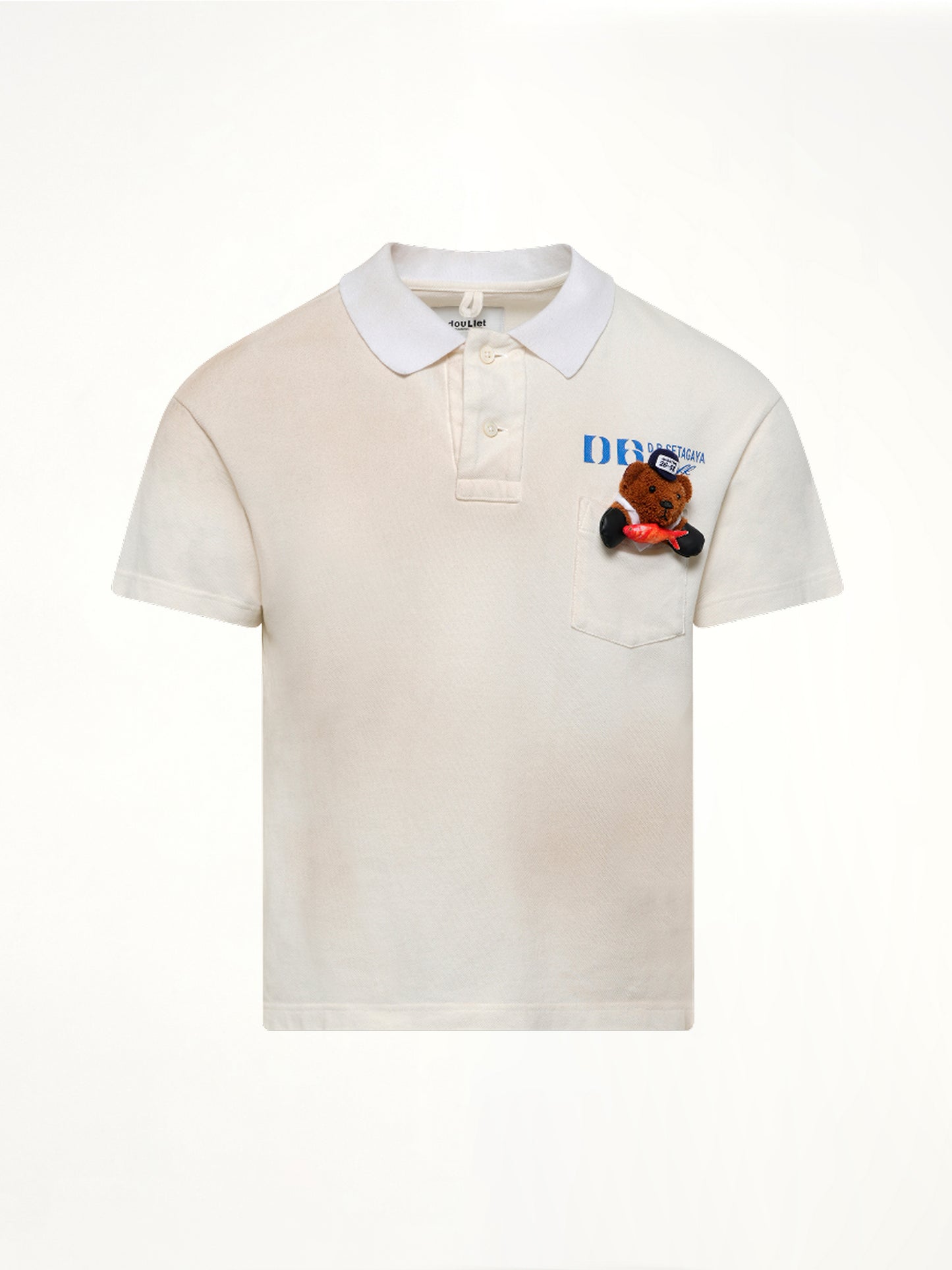 Polo Shirt With My Workwear Bear  in White