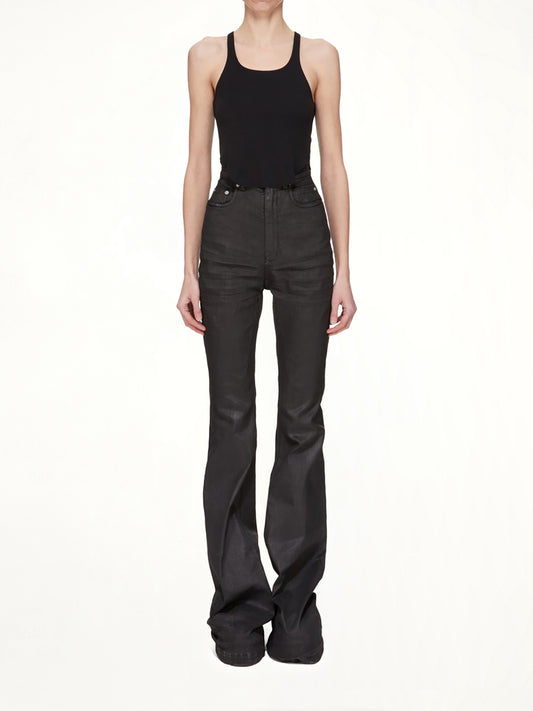 Basic Cropped Tank in Black