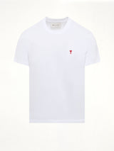 Red Ami De Coeur T-Shirt in White