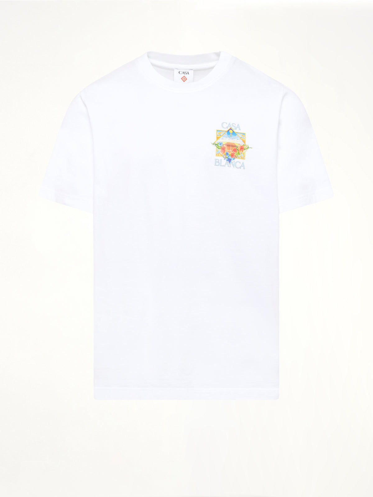 Tennis Landscape 2 Classic T-Shirt in White