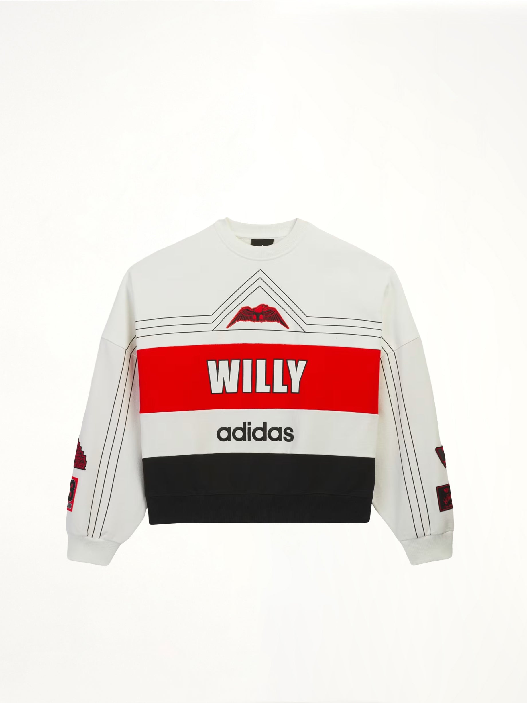 WILLY CHAVARRIA Adidas x WC NY Sweatshirt in Black Product Photo from MARAIS