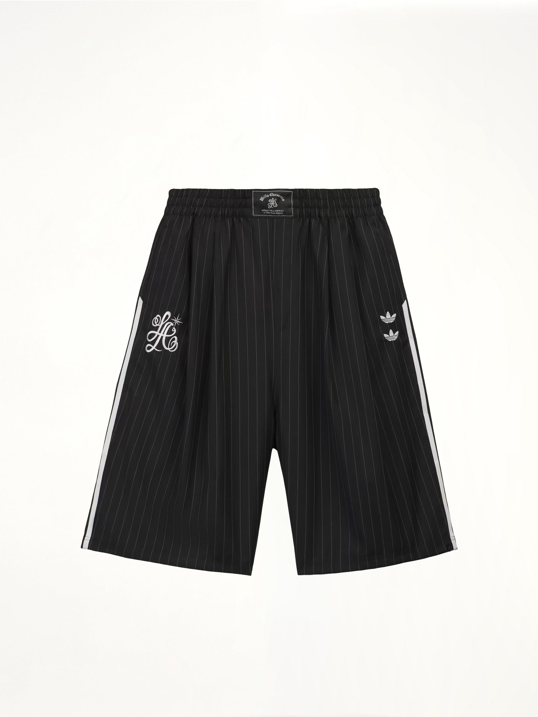Adidas x Chavarria Pinstripe Short in Black/White