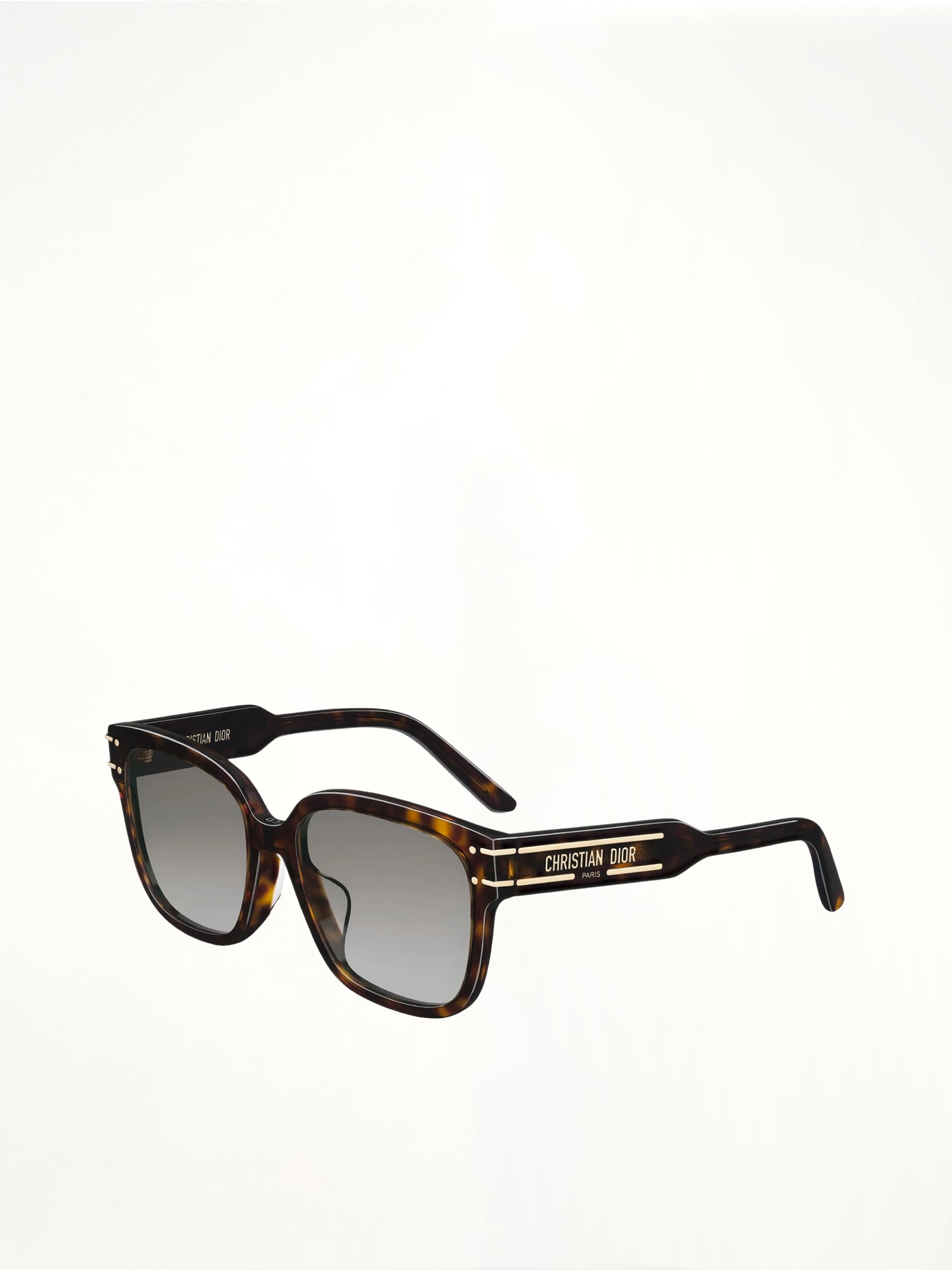DiorSignature S7F 20B058 Square Sunglasses in Dark Havana