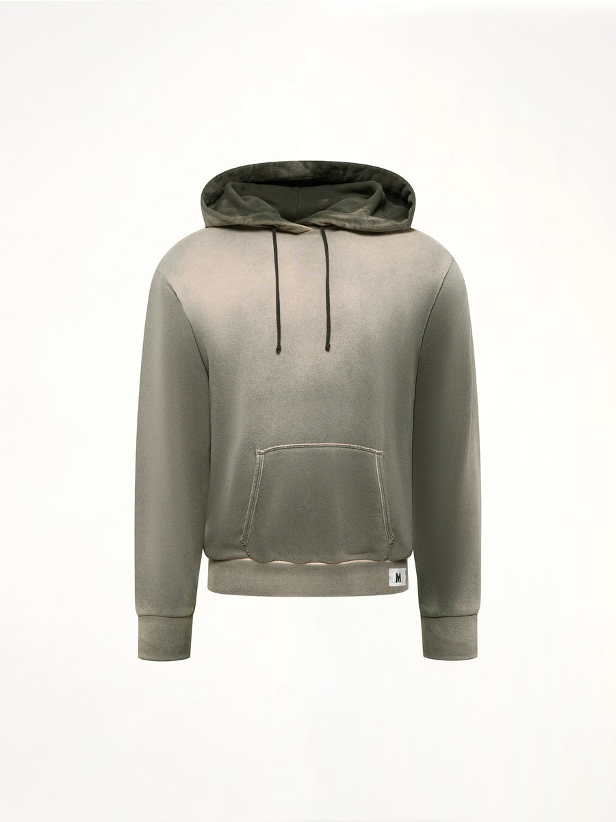 Overdyed Hoodie in Khaki