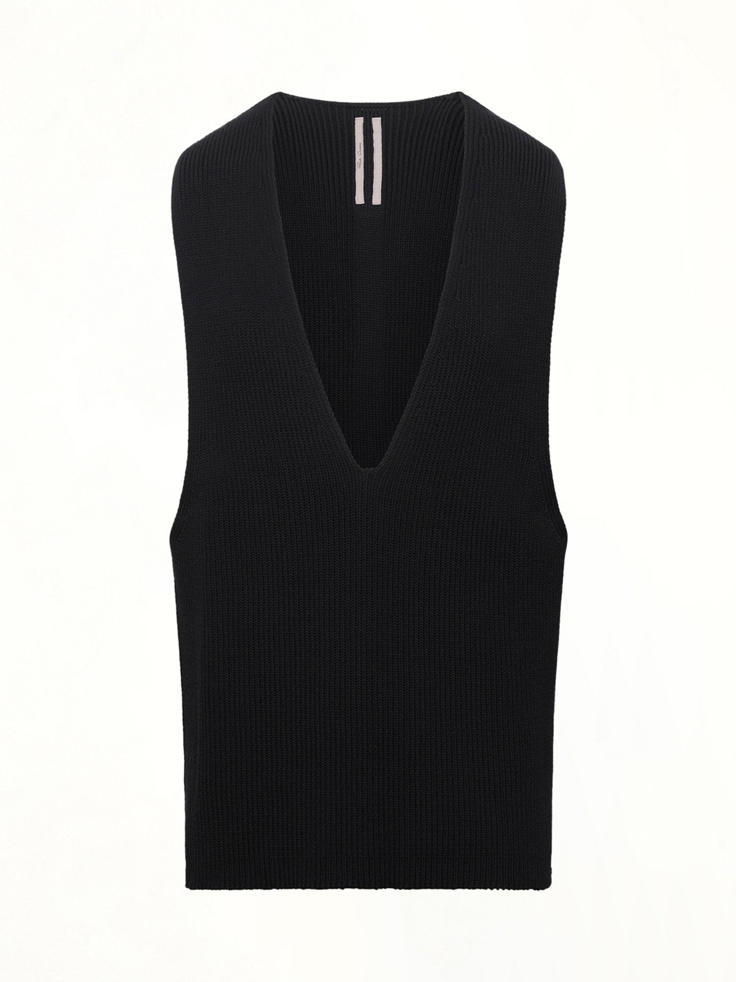 V Tank Top in Black
