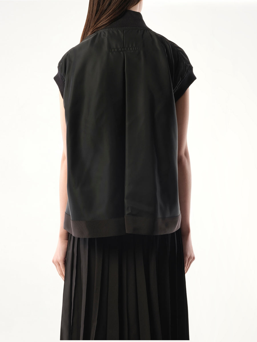Nylon Vest in Black