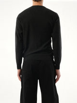 Relaxed Twist Cardigan in Anthracite