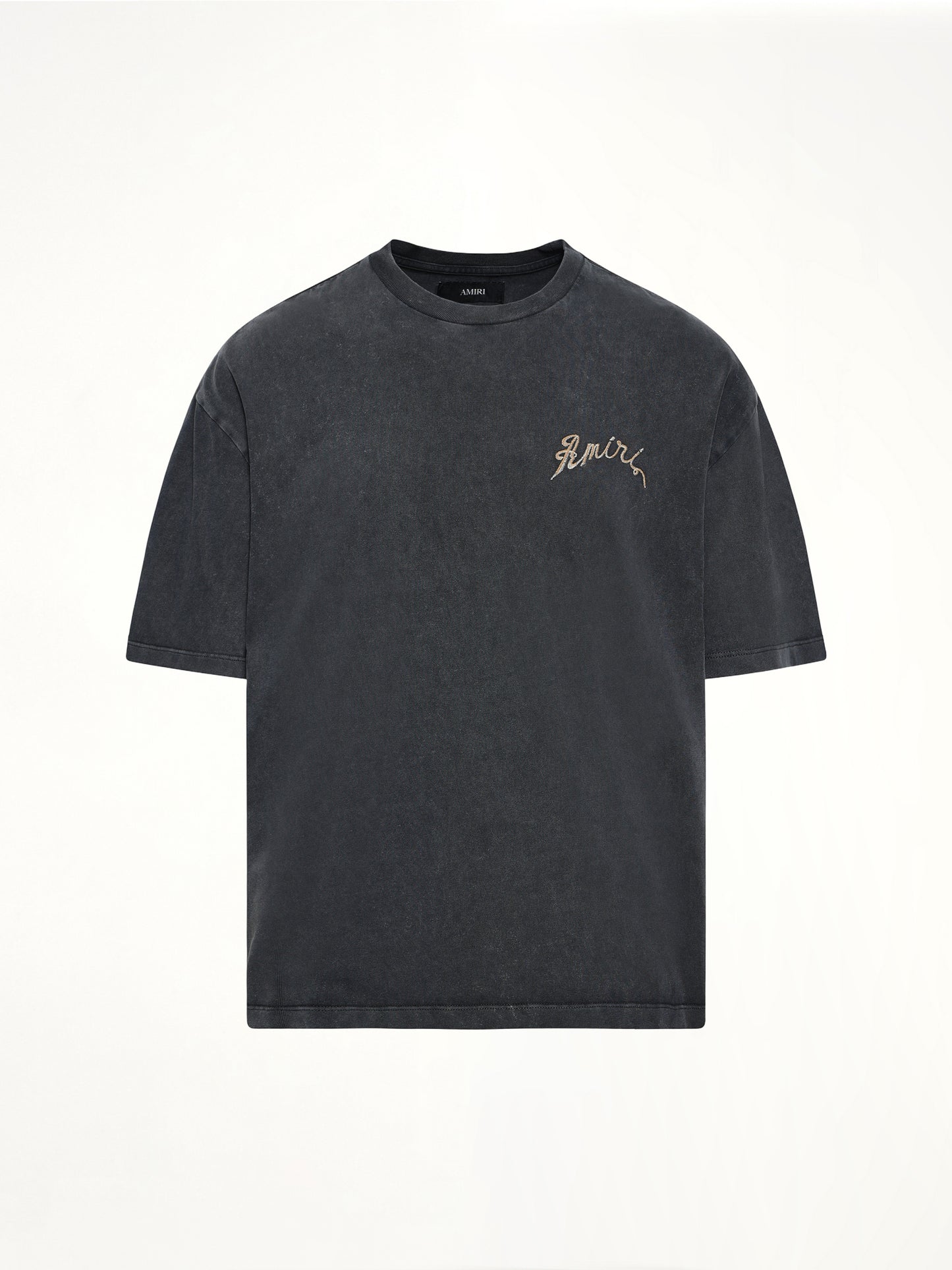 Amiri Dragon Overized Tee in Black