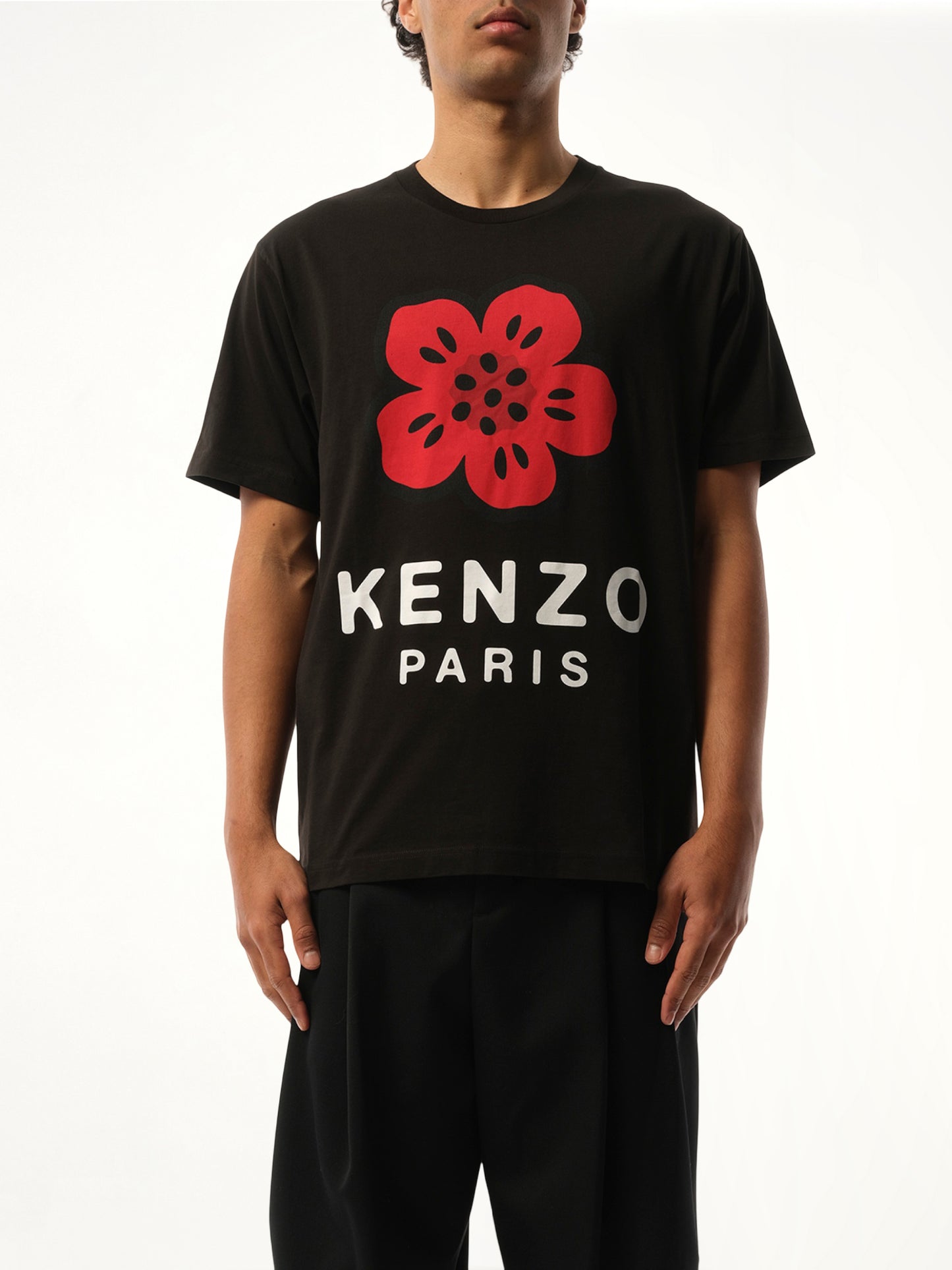 Boke Flower T-Shirt in Black