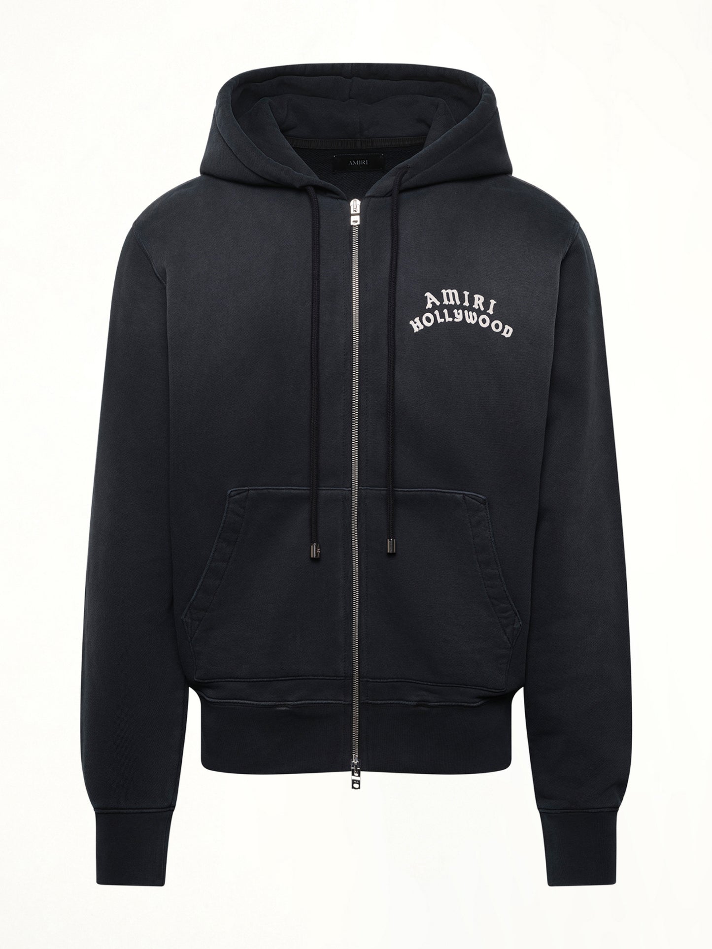 Amiri Hollywood Zip Hoodie in Black