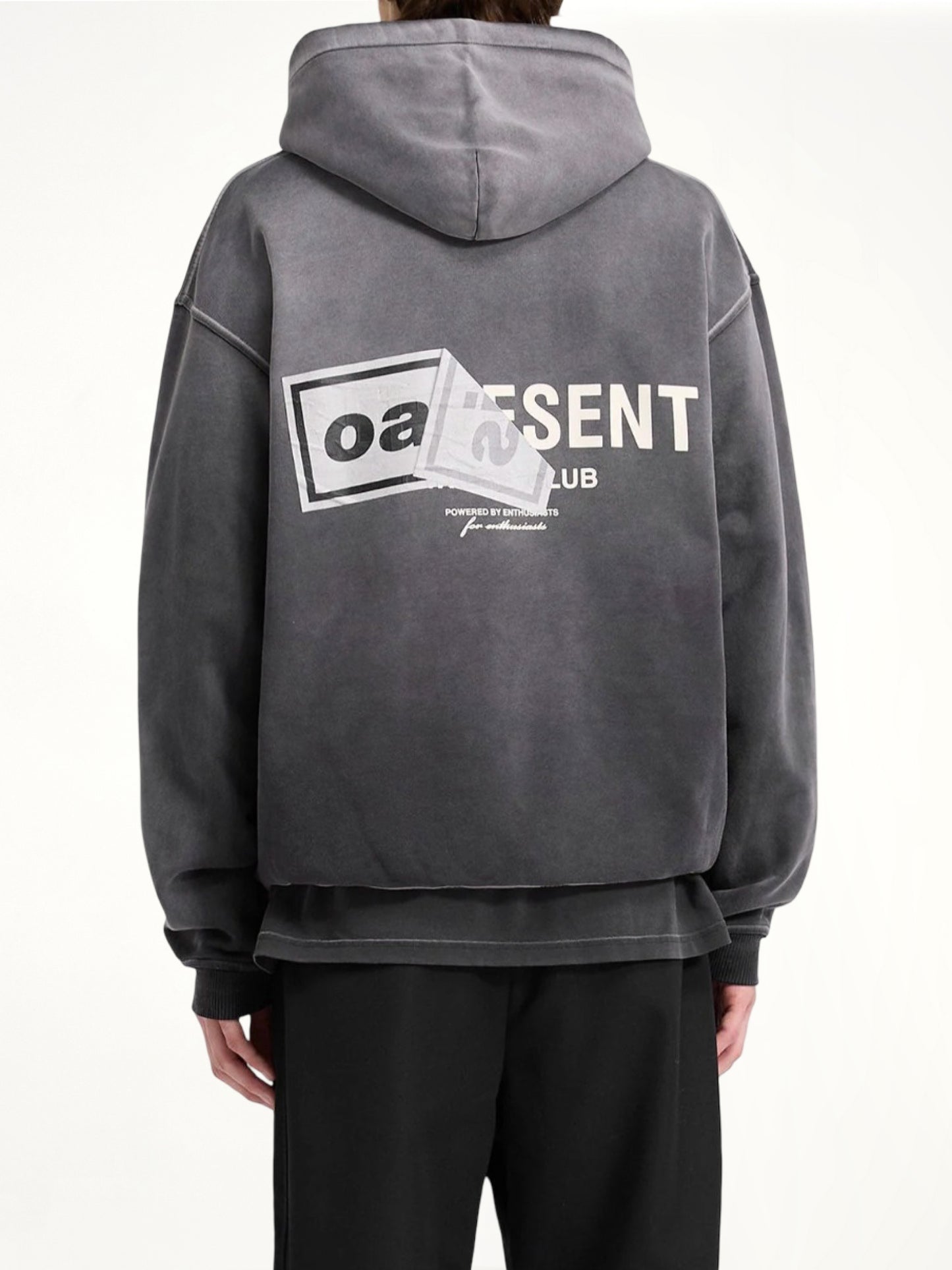 Oasis Owners Club Hoodie in Stained Black