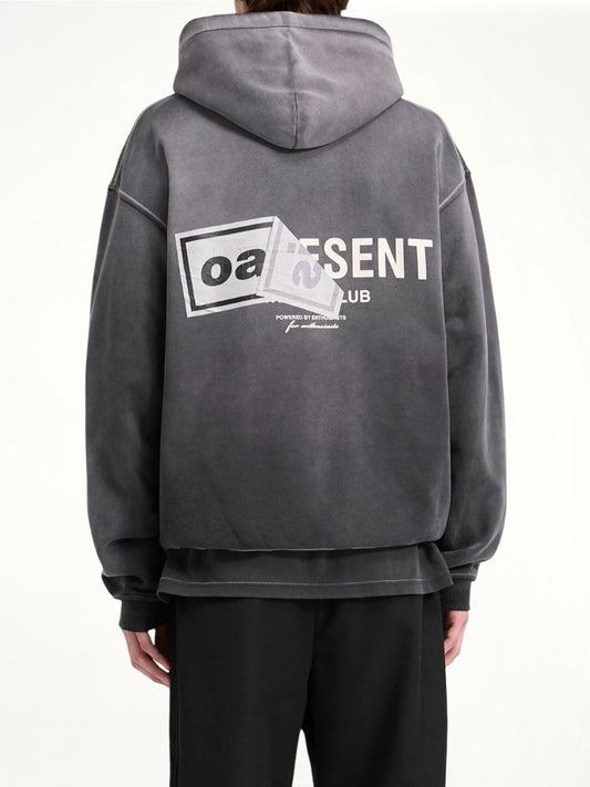 Oasis Owners Club Hoodie in Stained Black