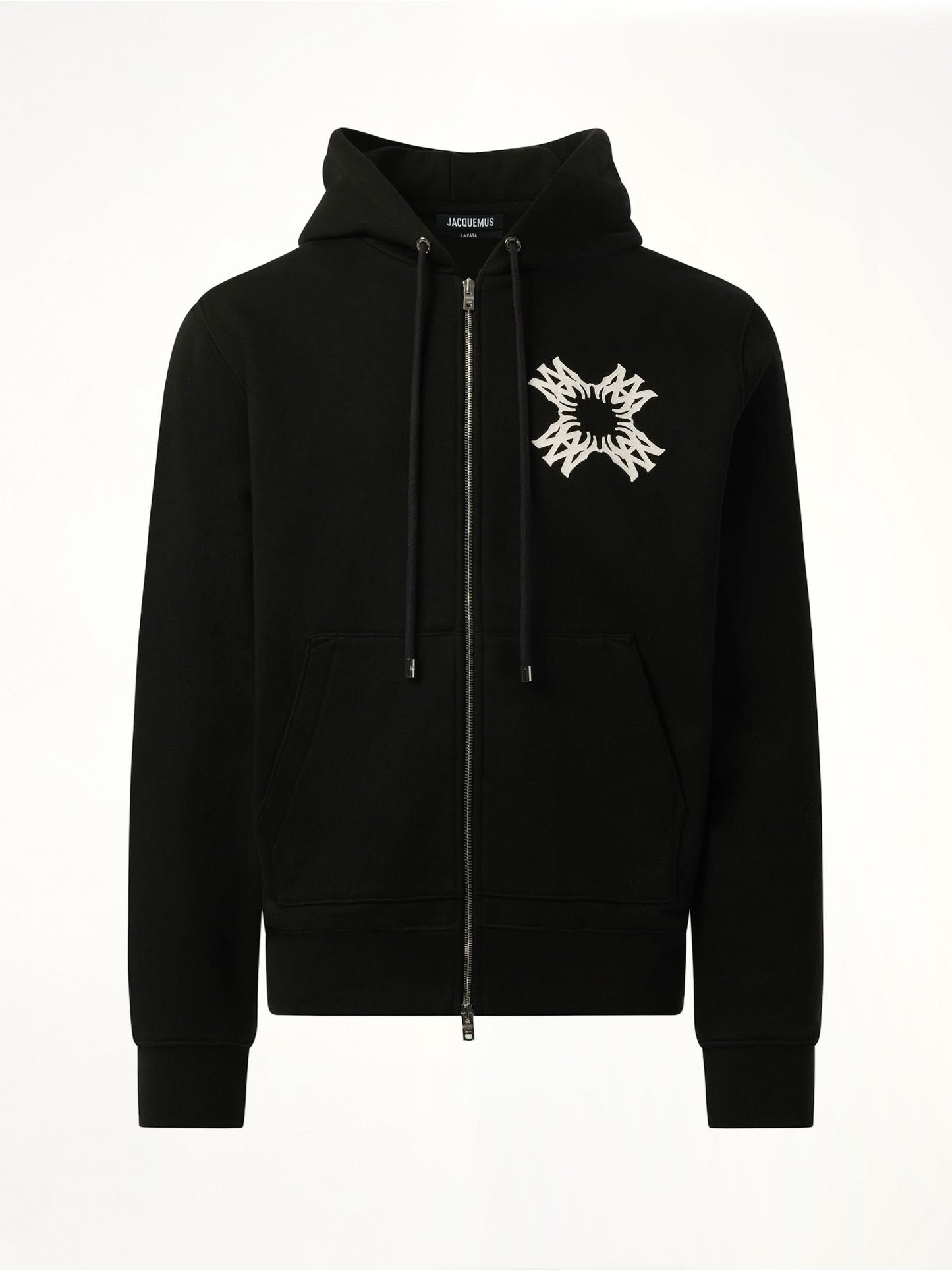 MA Quad Zip Up Hoodie in Black