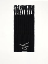 Chunky Knit Scarf in Black