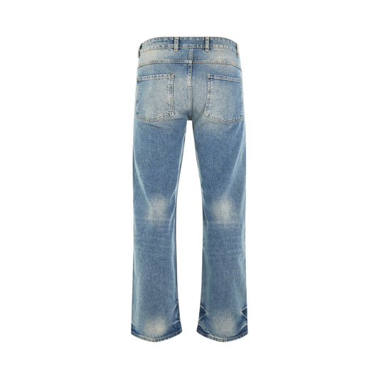 R3 Baggy Denim Jeans in Blue