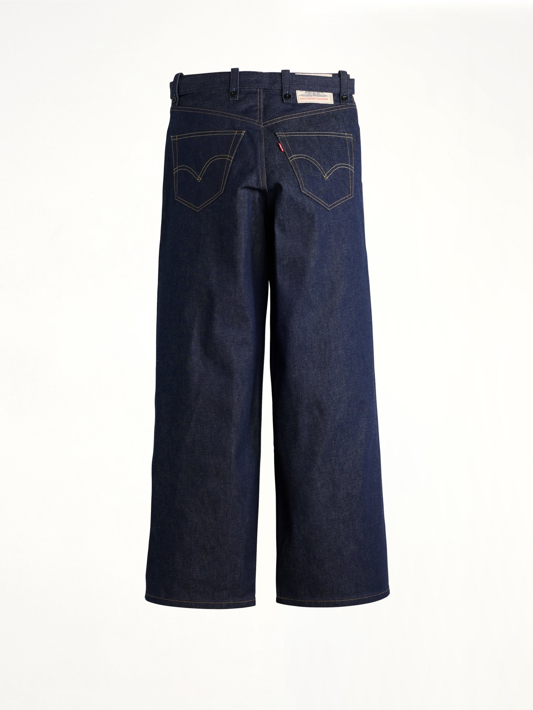 Sacai x Levi's Unisex Belted Wide Pants in Indigo