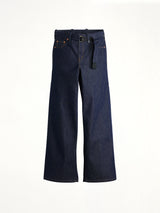 Sacai x Levi's Unisex Belted Wide Pants in Indigo