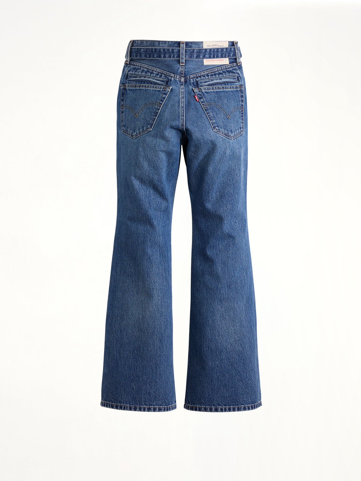 Sacai x Levi's Unisex Belted Flare Pants in Blue