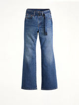 Sacai x Levi's Unisex Belted Flare Pants in Blue