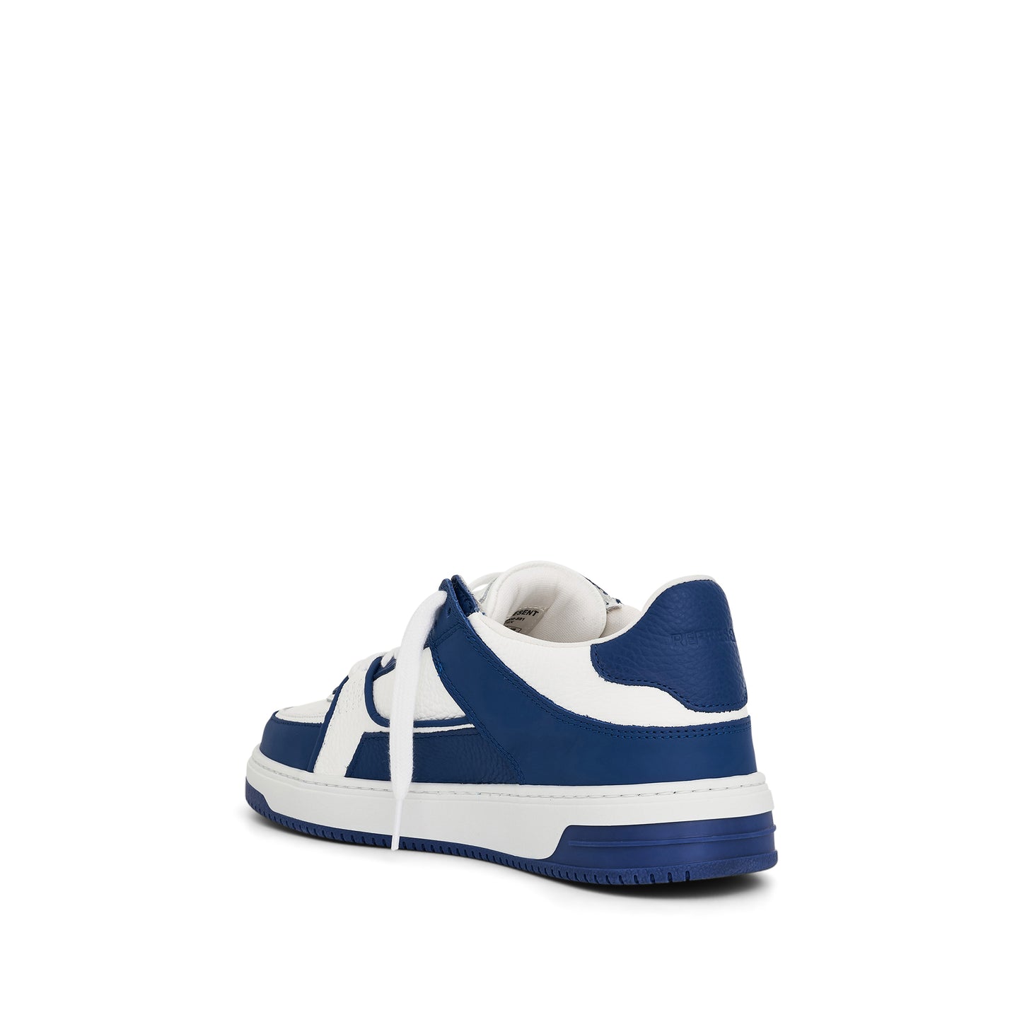 Apex Low Sneaker in White/Cobalt Blue