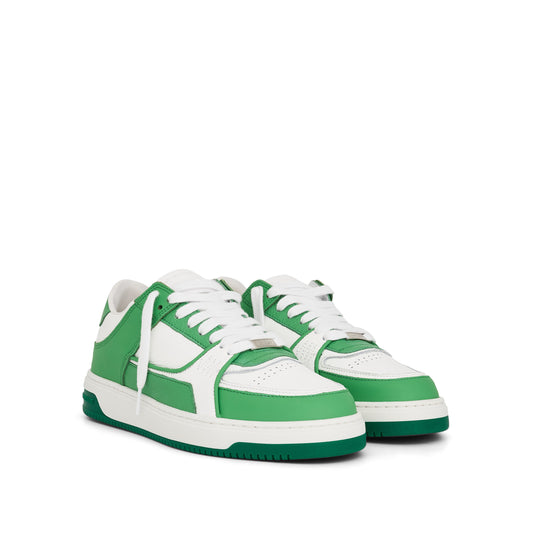 Apex Low Sneaker in Green/White