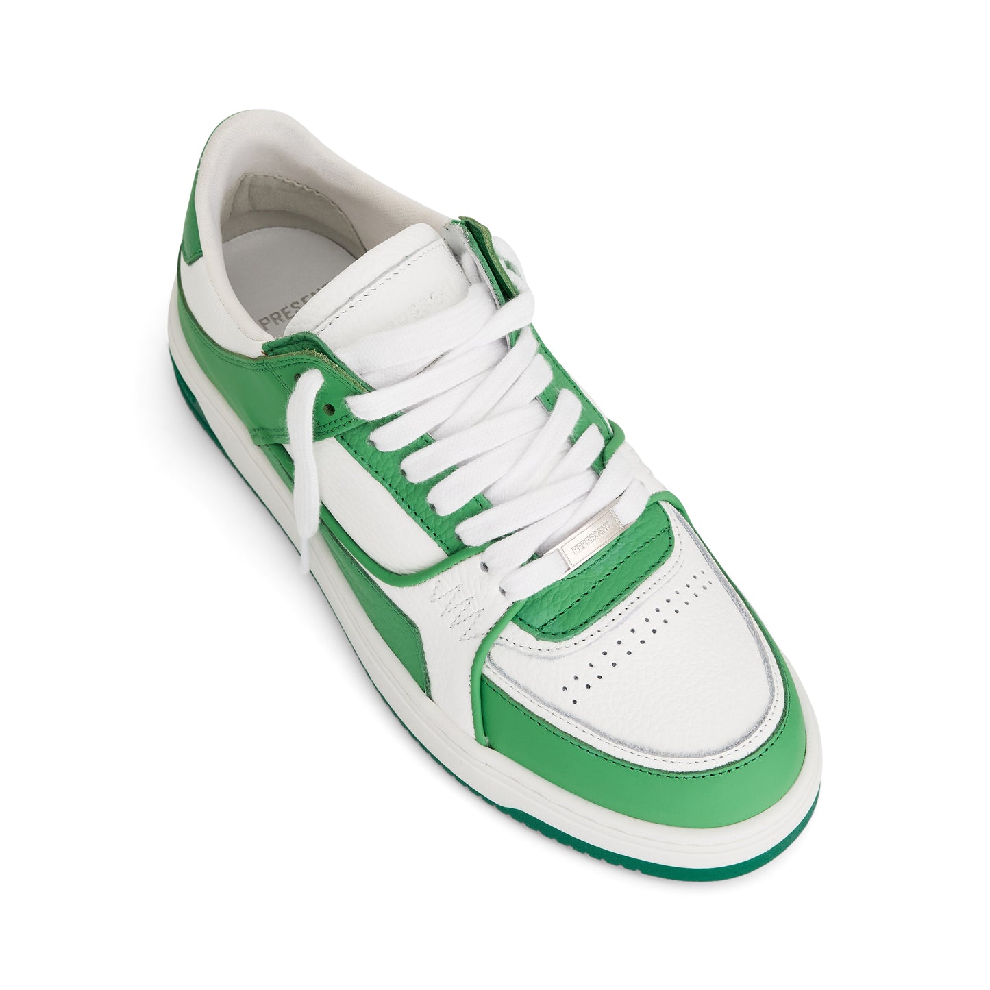 Apex Low Sneaker in Green/White