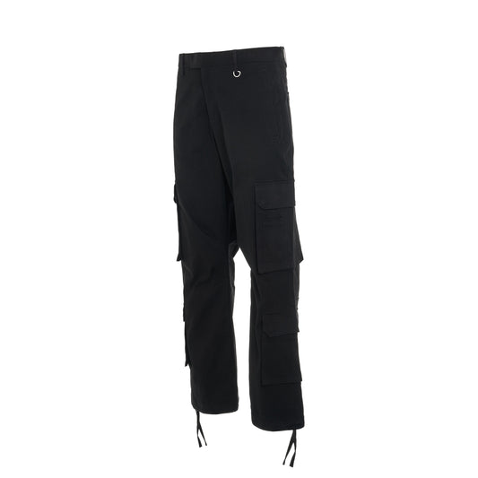 Technical Cargo Pants in Black