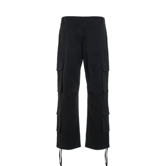 Technical Cargo Pants in Black