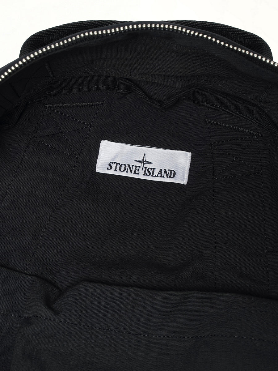 9200016 Coated Nylon Backpack in Black