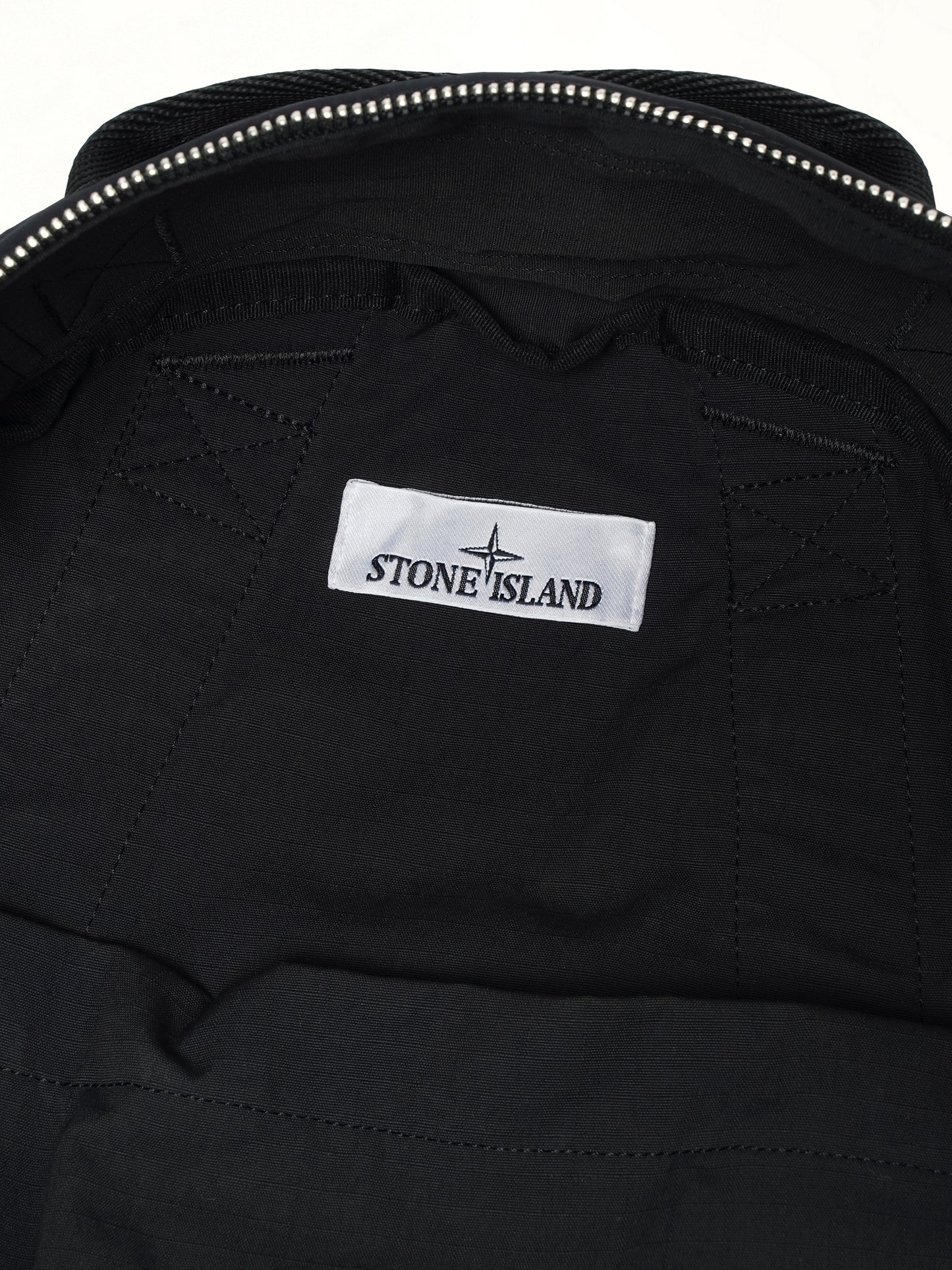 920001 Coated Nylon Backpack in Black