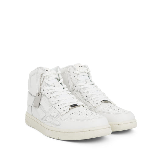 Skeleton High Sneaker in White