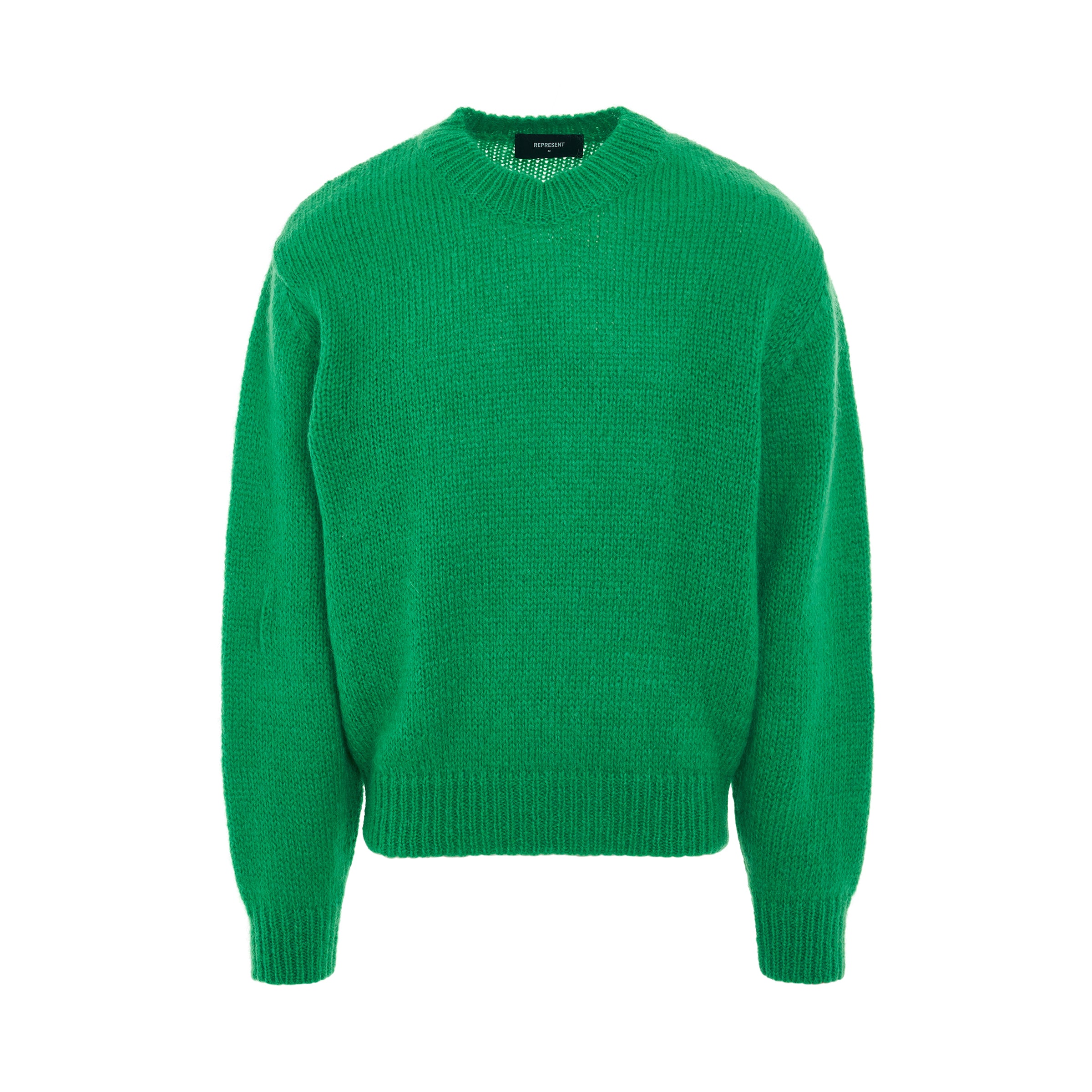 Oversized Mohair Sweater in Green