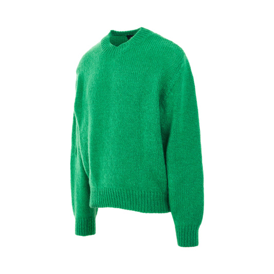 Oversized Mohair Sweater in Green