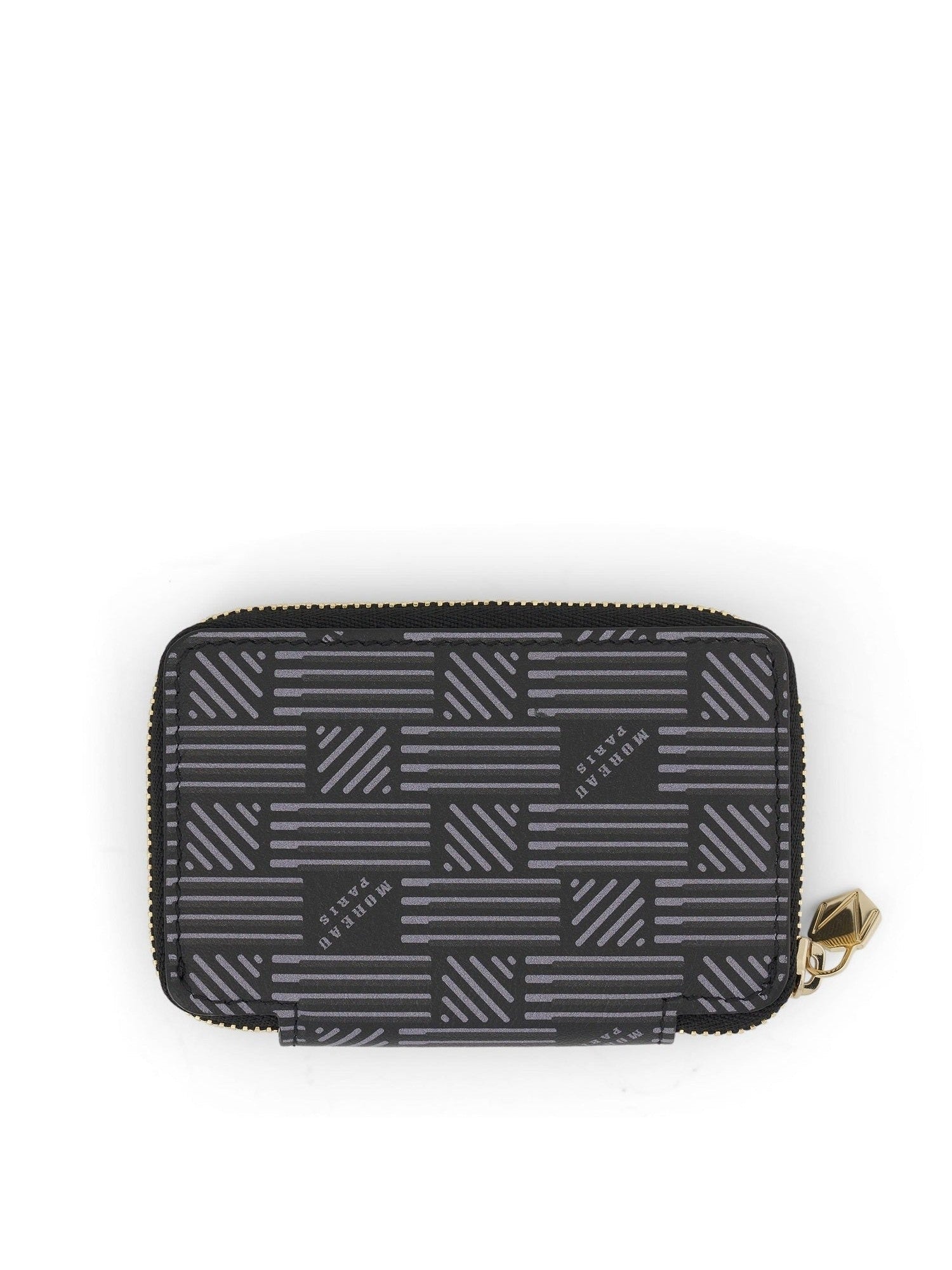 Mini Zip Wallet in Black