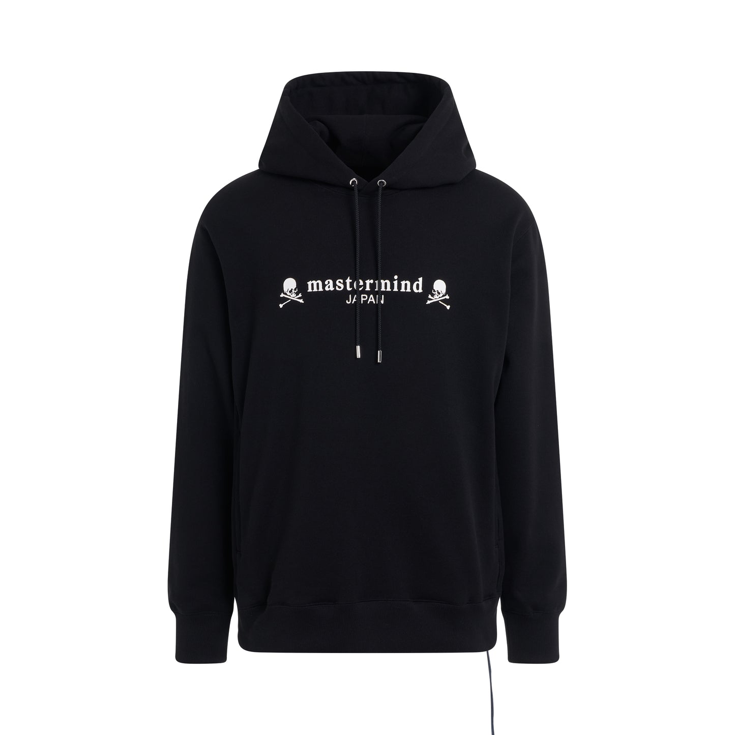 Classic Logo and Skull Hoodie in Black