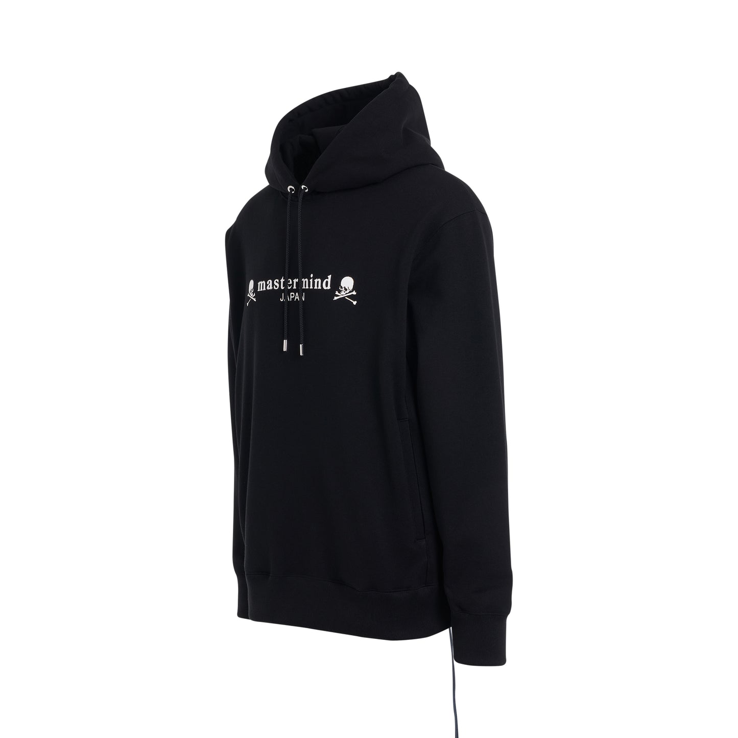 Classic Logo and Skull Hoodie in Black