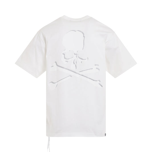 Classic Logo and Skull T-Shirt in White