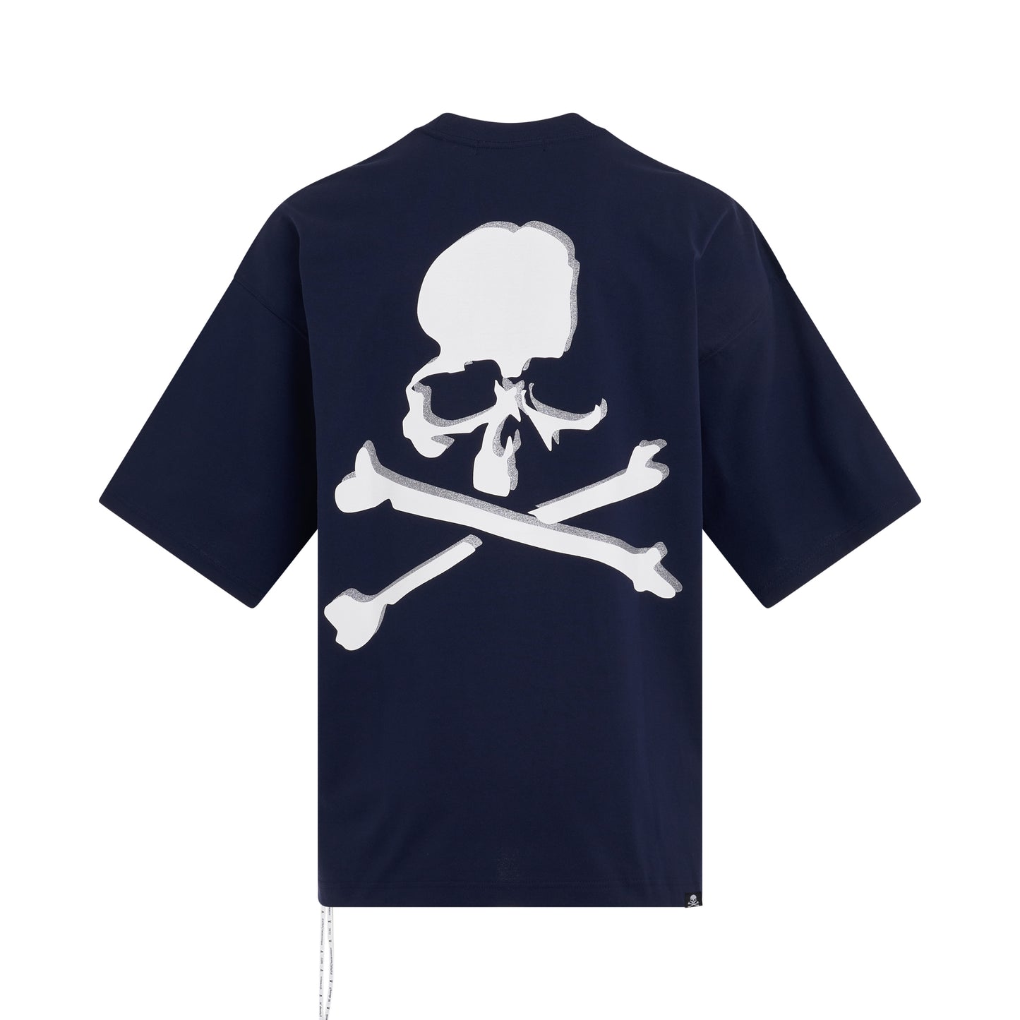 Classic Logo and Skull Boxy Fit T-Shirt in Navy