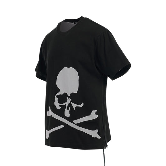 Swing Open Skull T-Shirt in Black