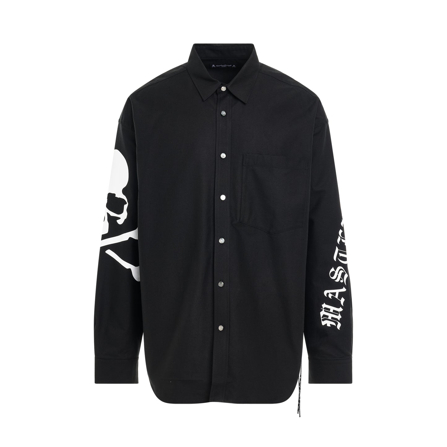 Oxford Skull Shirt in Black