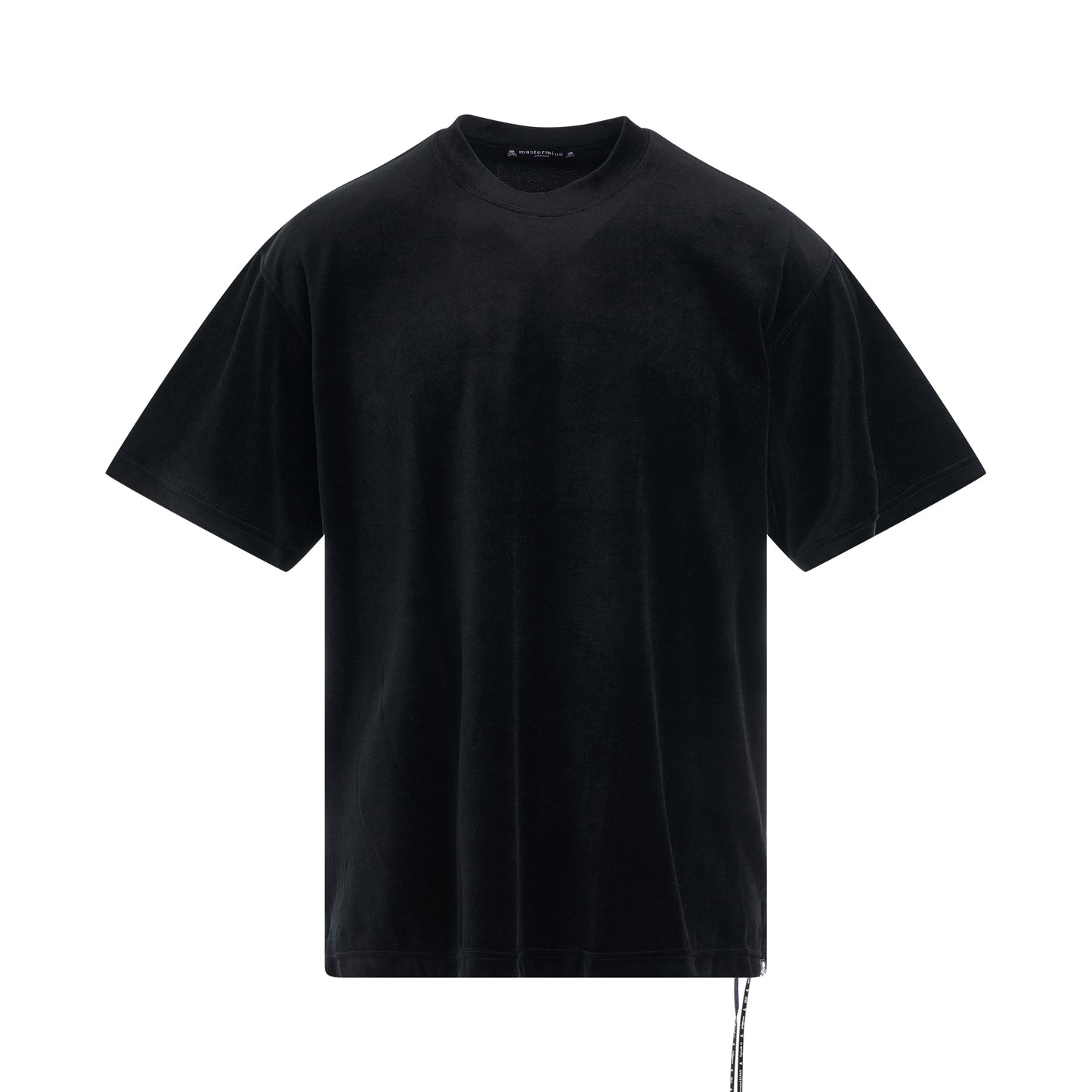 Velour T-Shirt in Black