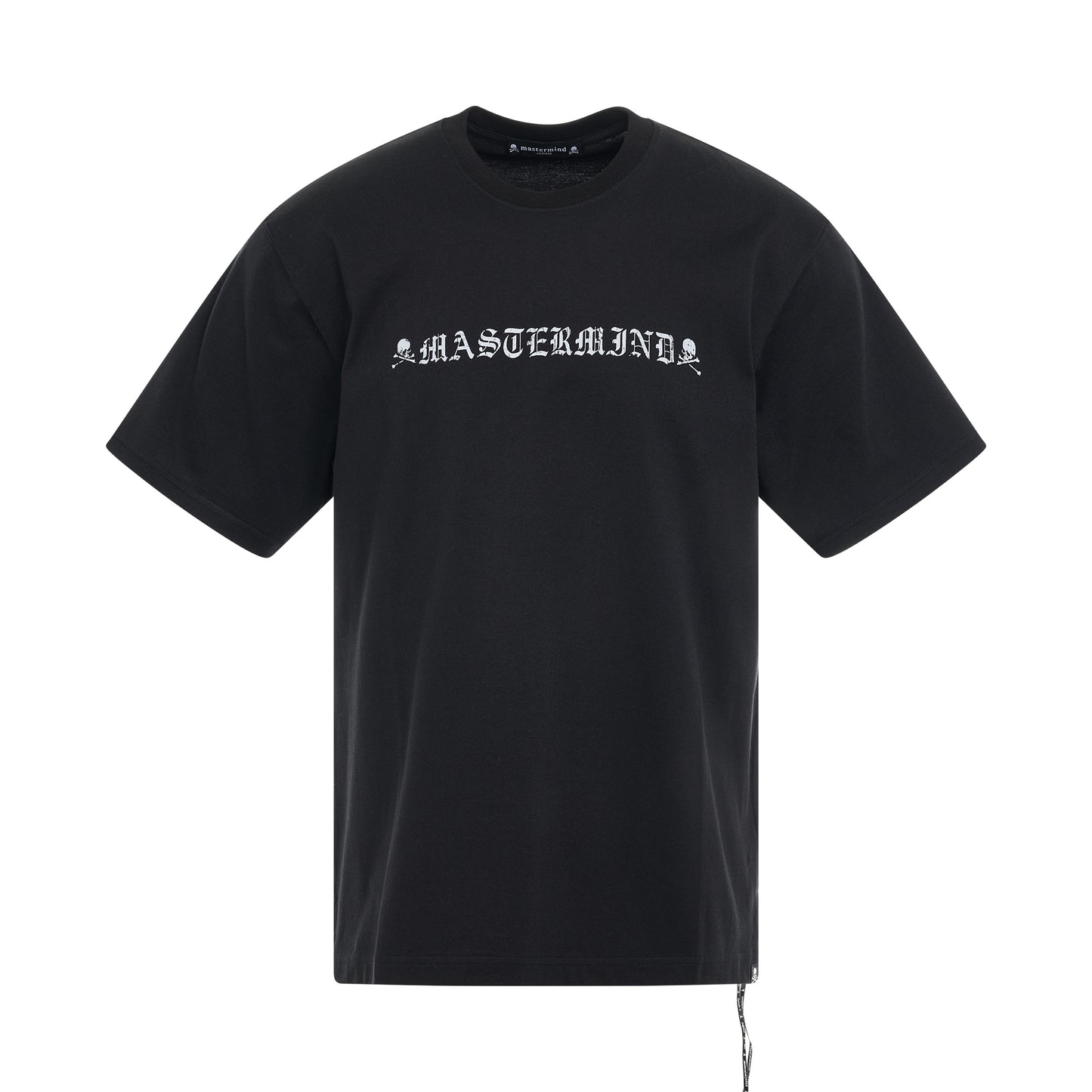 Rubbed Logo T-Shirt in Black