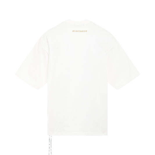 Glassbeads Boxy Fit T-Shirt in White