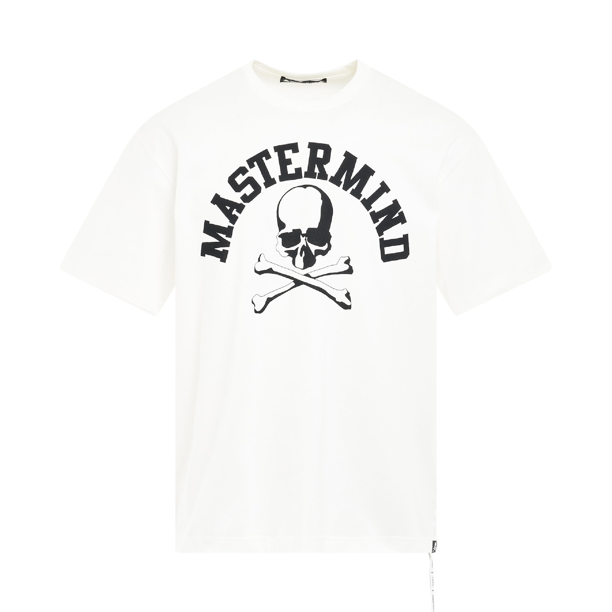 M Logo Skull T-Shirt in White