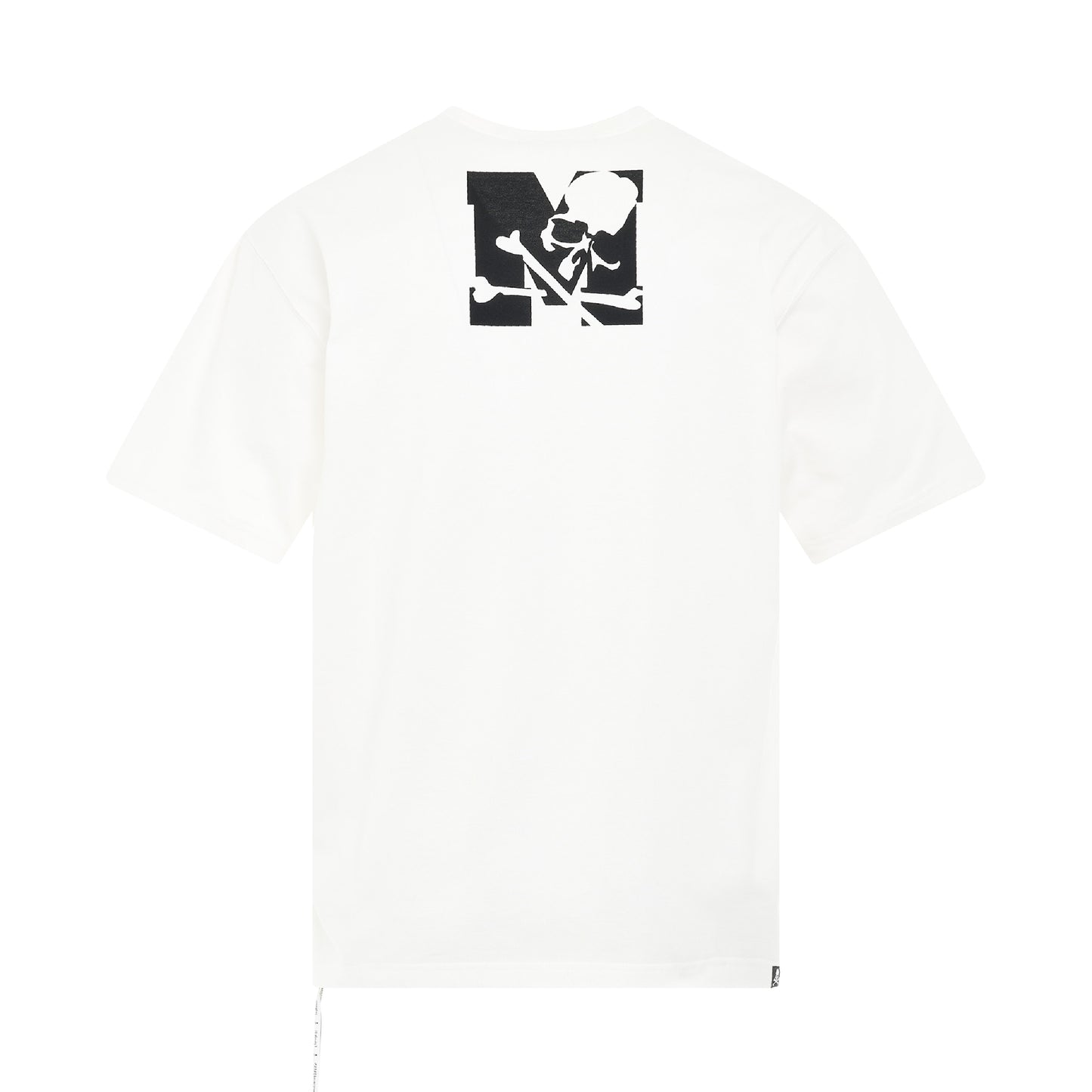M Logo Skull T-Shirt in White