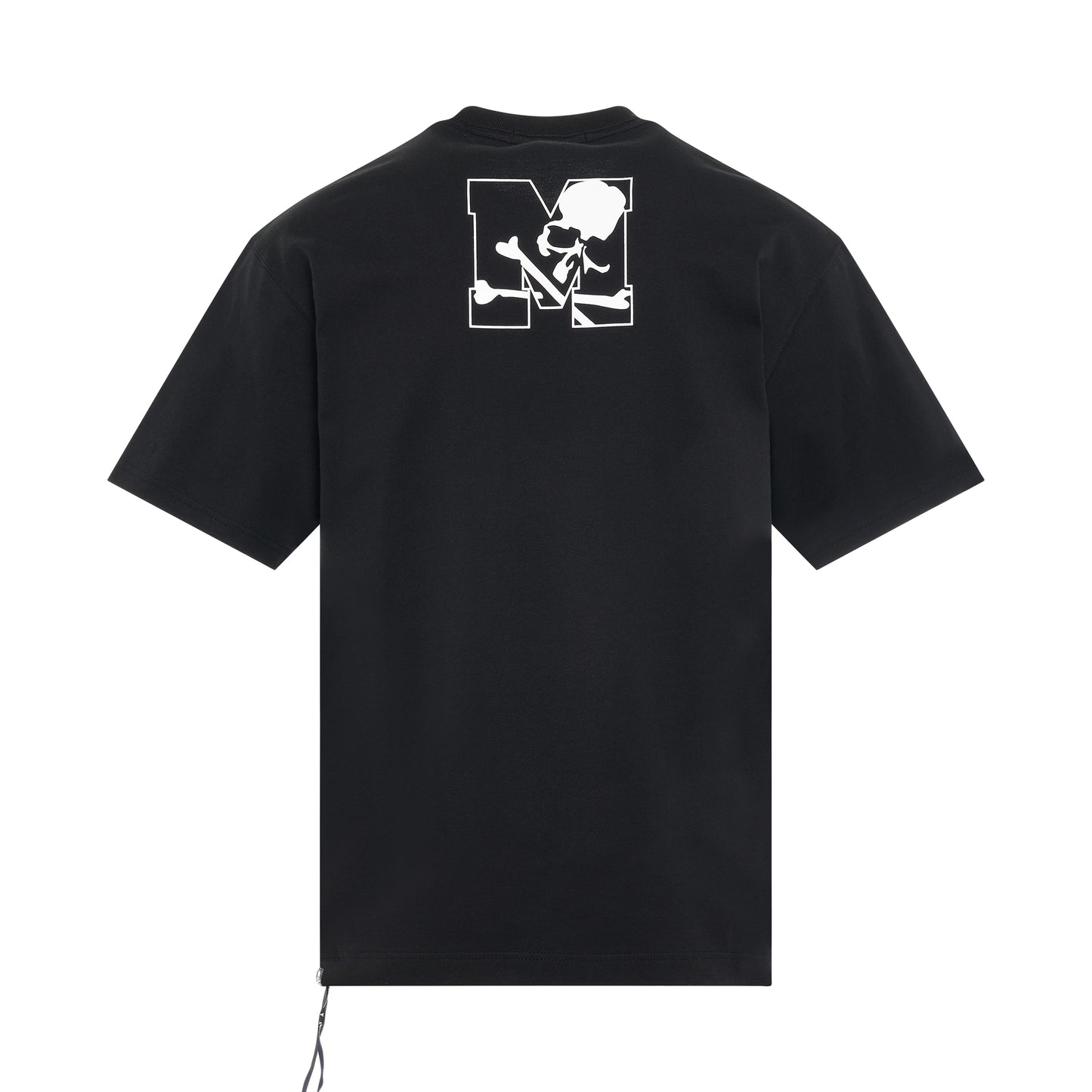 M Logo Skull T-Shirt in Black