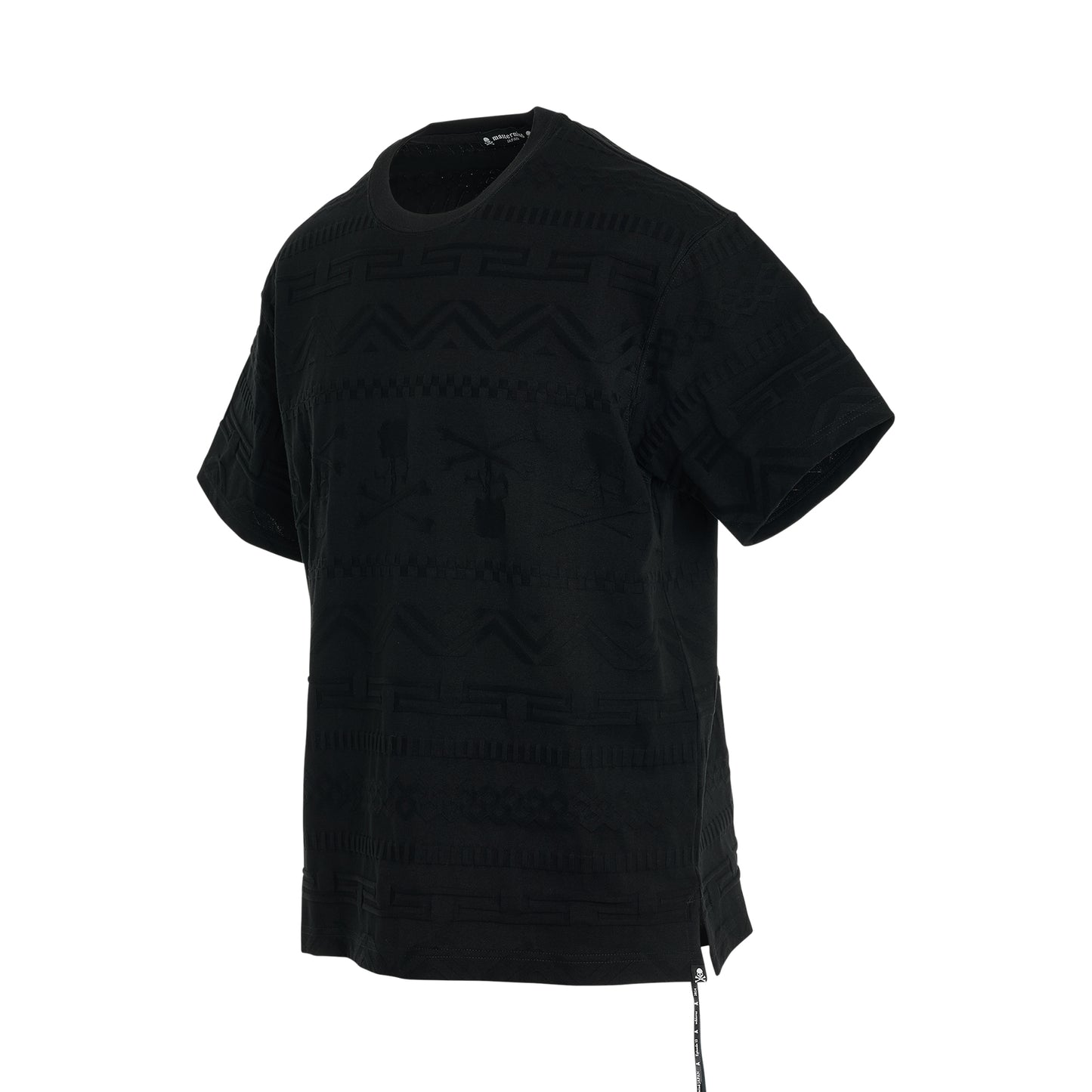 Links Jacquard T-Shirt in Black
